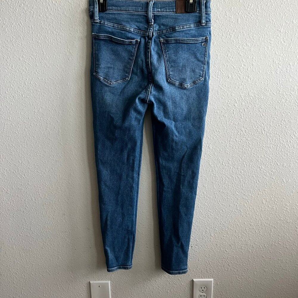 Madewell Women's 9" Mid-rise Light Wash Skinny Jeans Size 27 Style MB331 - Picture 8 of 14